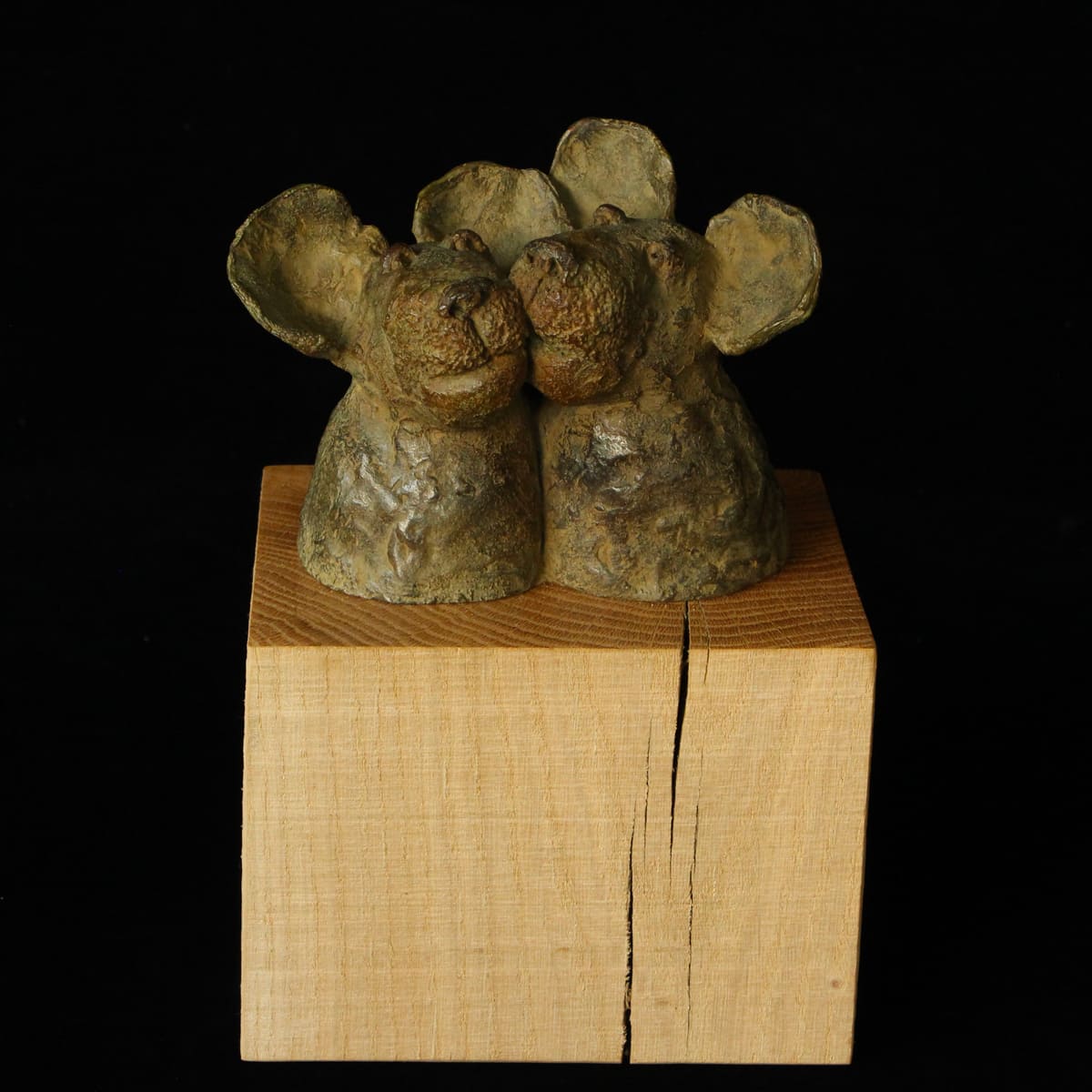 Couple au baiser - Bronze  de Sophie Favre