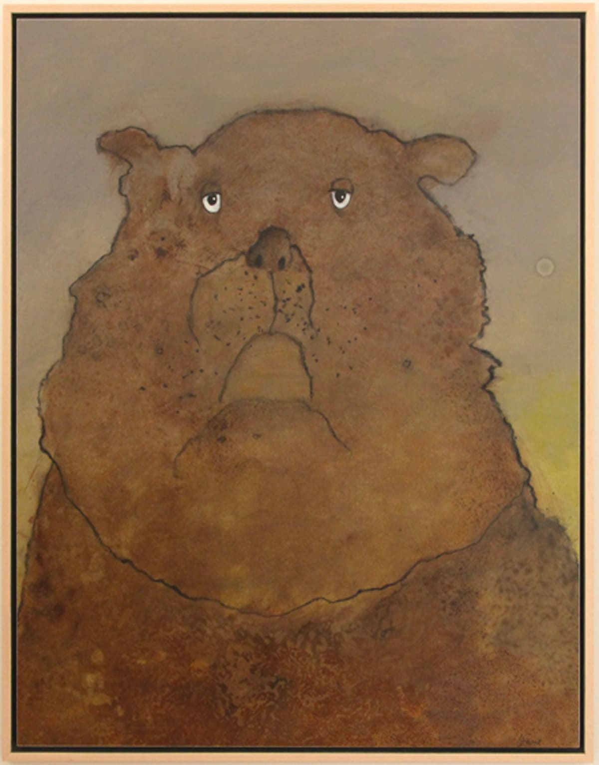 L ours - Peinture  de Sophie Favre