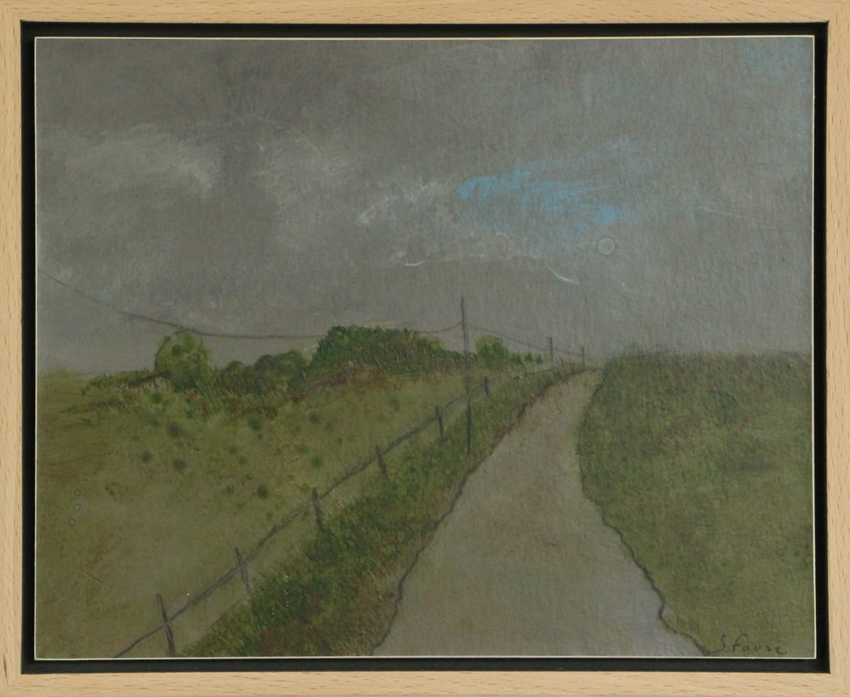 La route - Peinture  de Sophie Favre
