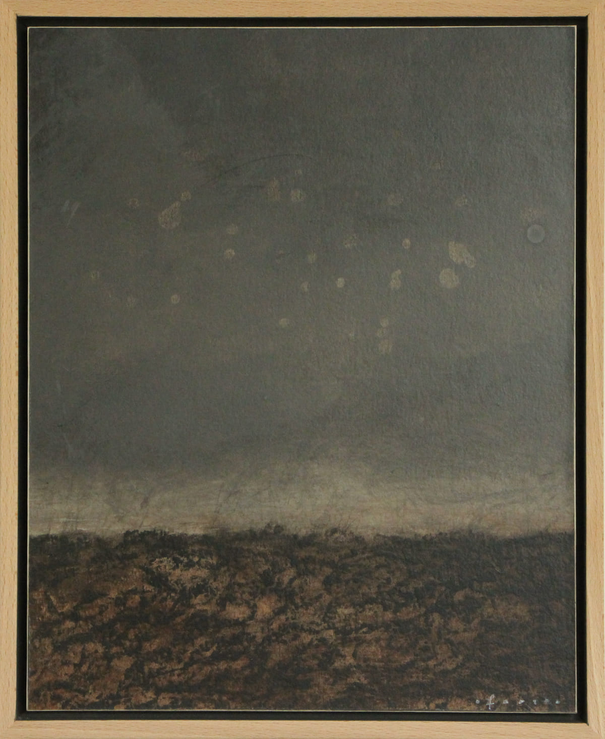 Lande - Peinture  de Sophie Favre