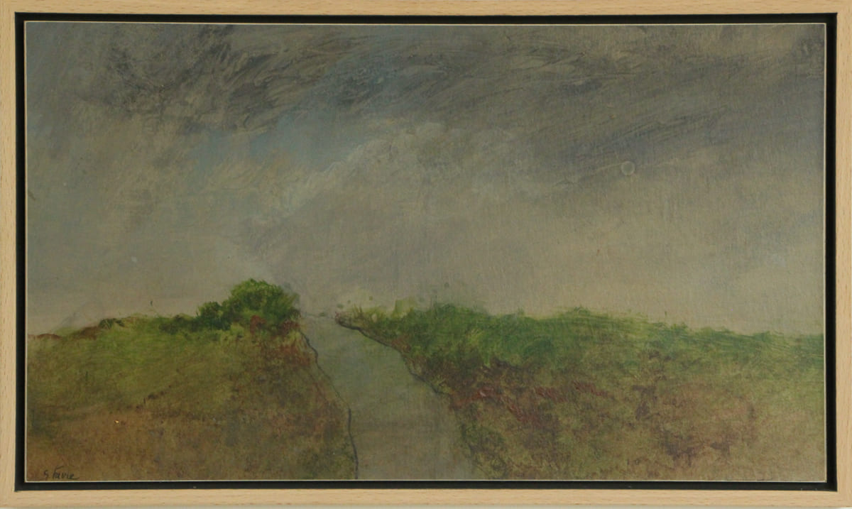 Le chemin - Peinture  de Sophie Favre