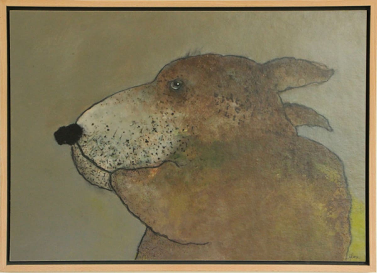 Le chien - Peinture  de Sophie Favre