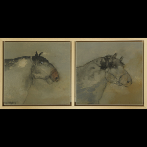 Chevaux / diptyque