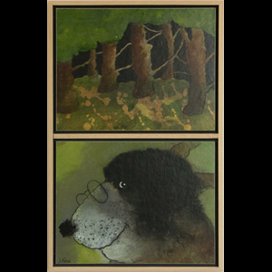 Le loup dans la forêt / Diptyque