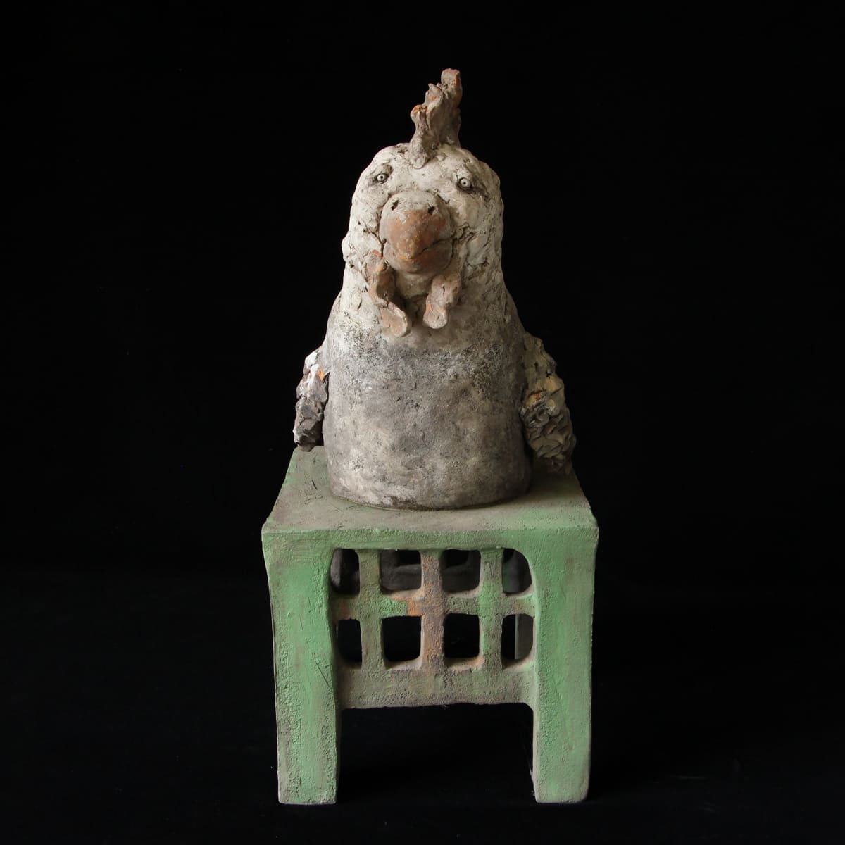 Le coq - Terrecuite de Sophie Favre