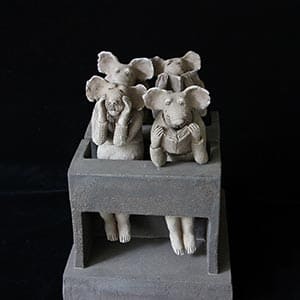 Les souris à l'étude